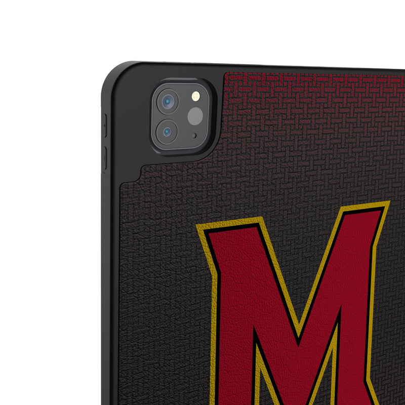 University of Maryland Terrapins Linen iPad Tablet Case for Apple iPad Back.Jpg
