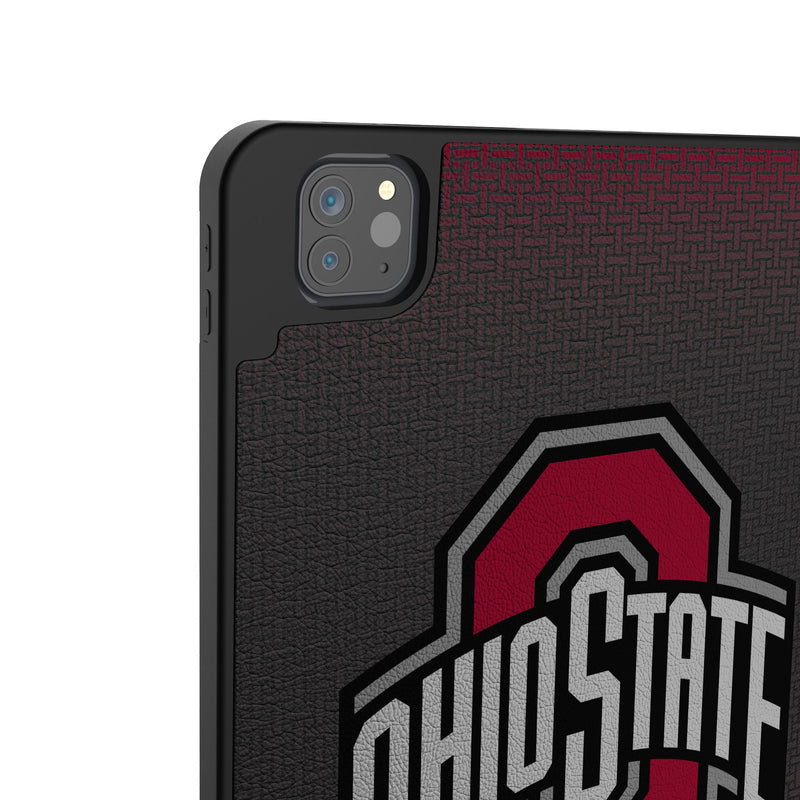 Ohio State University Buckeyes Linen iPad Tablet Case for Apple iPad Back.Jpg