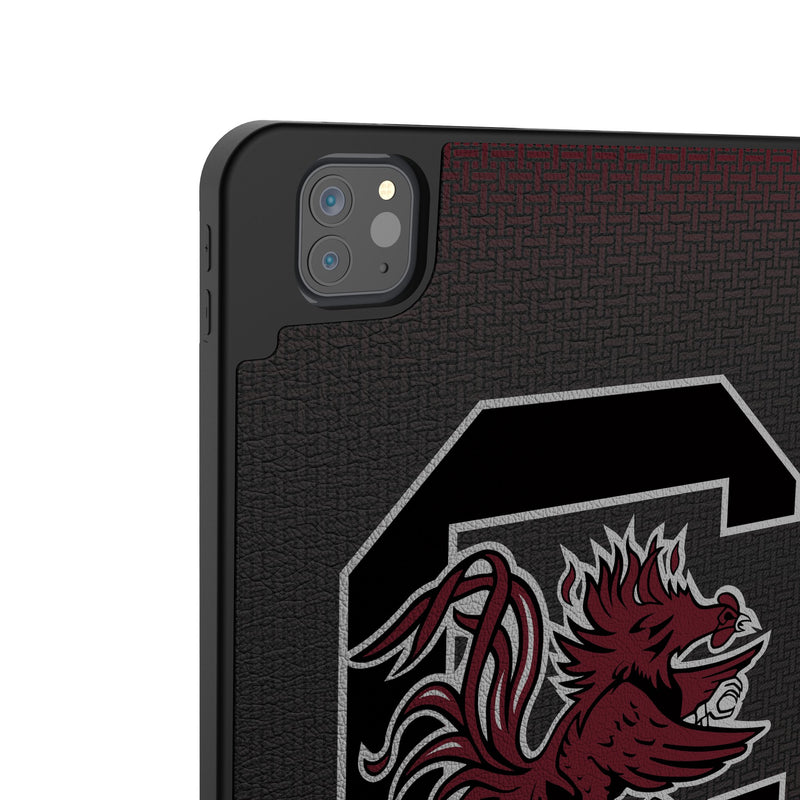 University of South Carolina Gamecocks Linen iPad Tablet Case for Apple iPad Back.Jpg