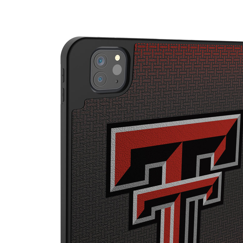 Texas Tech Red Raiders Personalized Linen iPad Tablet Case for Apple iPad Back.Jpg