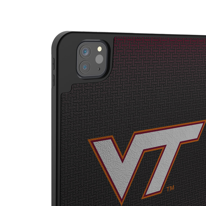 Virginia Tech Hokies Linen iPad Tablet Case for Apple iPad Back.Jpg
