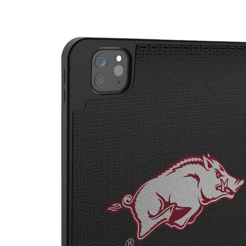 University of Arkansas Fayetteville Razorbacks Personalized Linen iPad Tablet Case for Apple iPad Back.Jpg