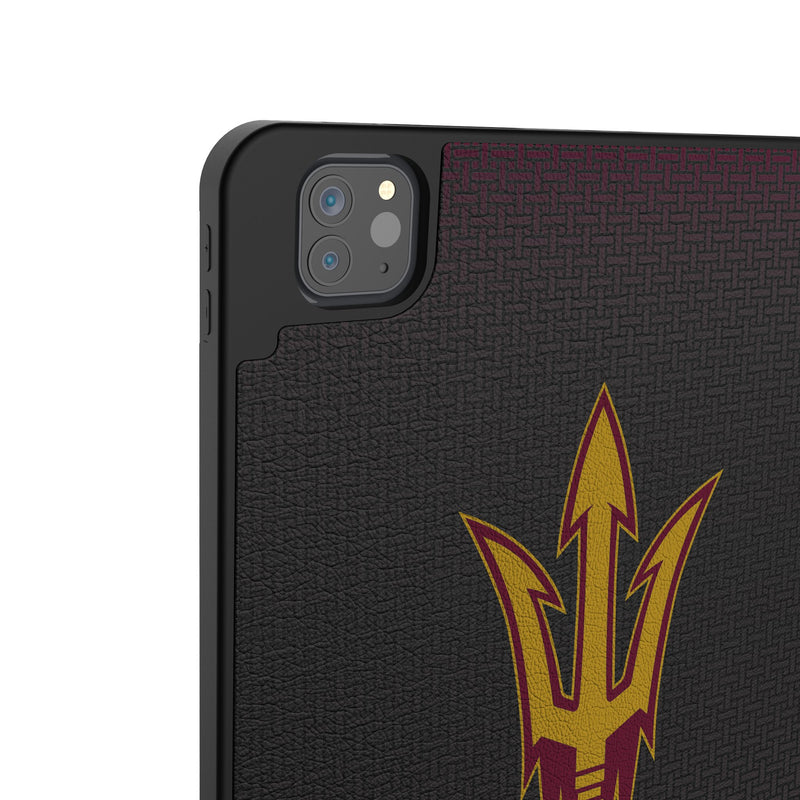 Arizona State University Sun Devils Linen iPad Tablet Case for Apple iPad Back.Jpg