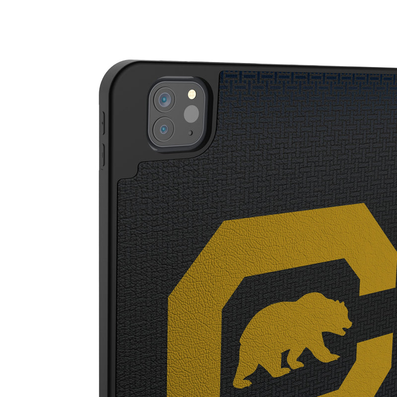 University of California Berkeley Golden Bears Linen iPad Tablet Case for Apple iPad Back.Jpg