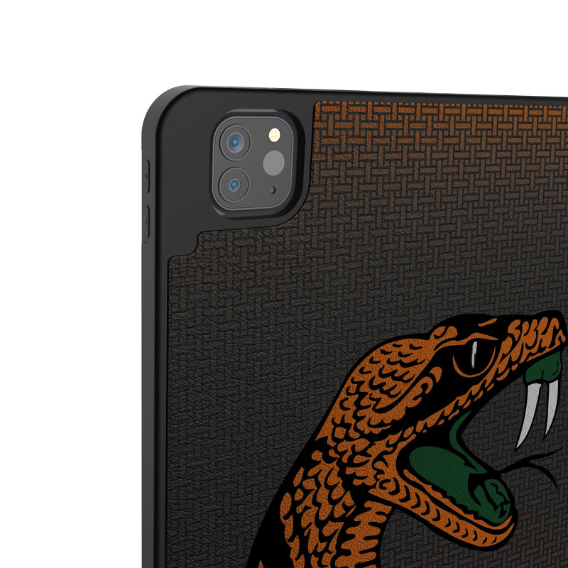 Florida A&M University Rattlers Linen iPad Tablet Case for Apple iPad Back.Jpg