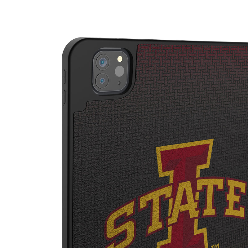 Iowa State University Cyclones Personalized Linen iPad Tablet Case for Apple iPad Back.Jpg