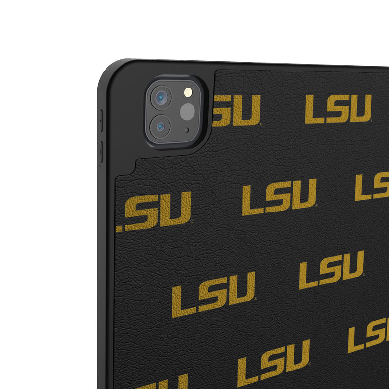 Louisiana State University Tigers Fashion Pattern iPad Tablet Case for Apple iPad Back.Jpg