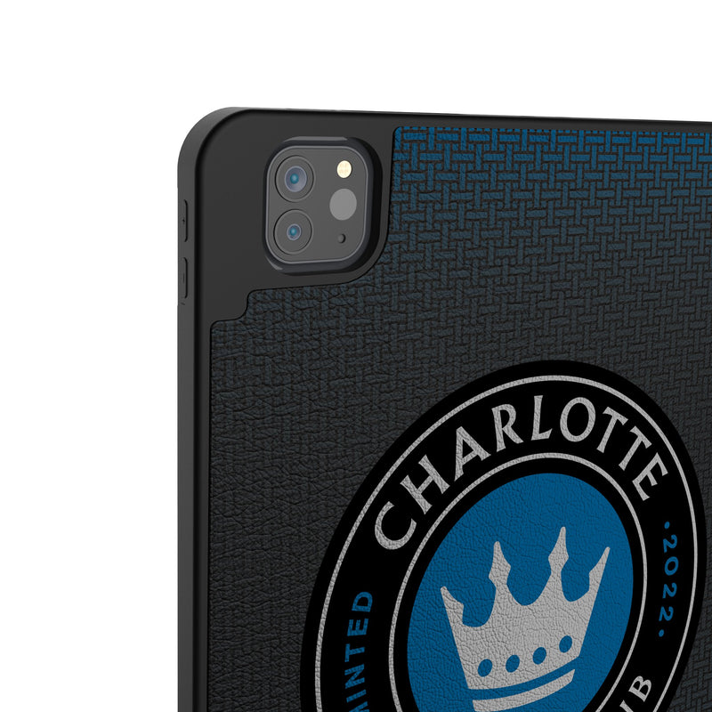 Charlotte FC Linen iPad Tablet Case for Apple iPad Back.Jpg
