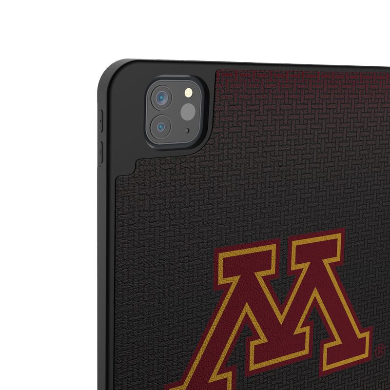 University of Minnesota Golden Gophers Linen iPad Tablet Case for Apple iPad Back.Jpg