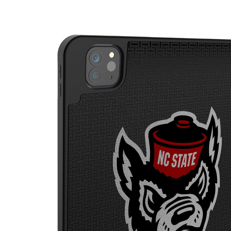 North Carolina State University Wolfpack Linen iPad Tablet Case for Apple iPad Back.Jpg