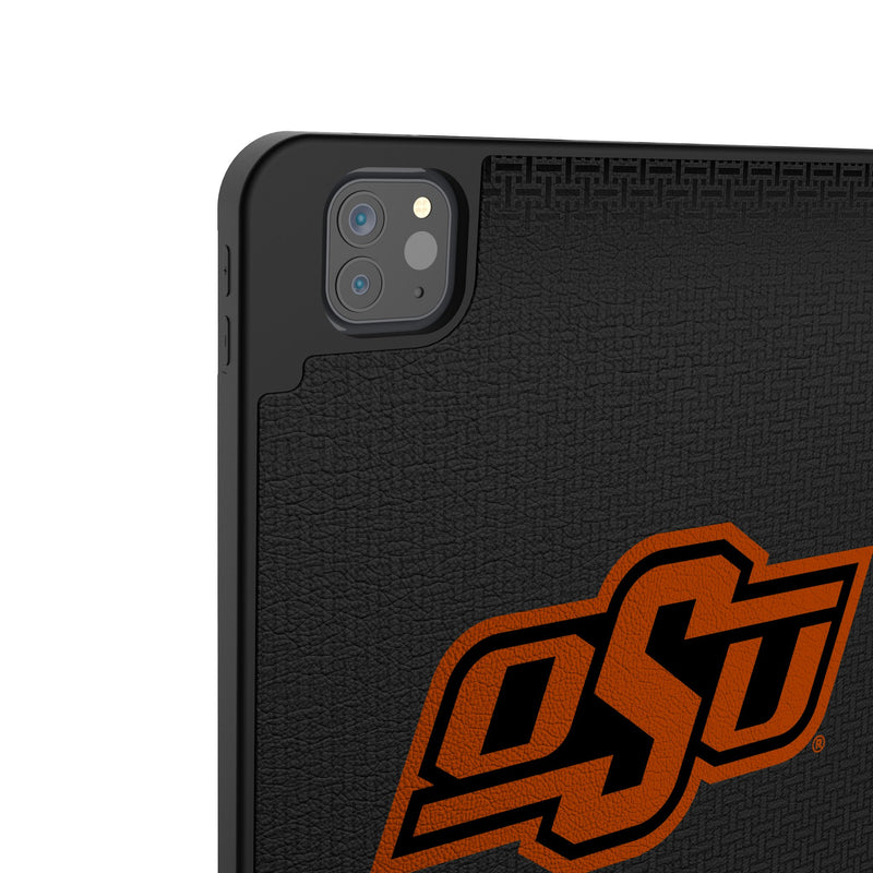 Oklahoma State University Cowboys Linen iPad Tablet Case for Apple iPad Back.Jpg