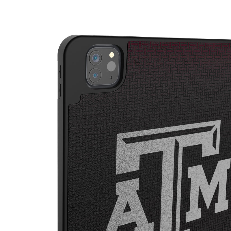 Texas A&M University Aggies Linen iPad Tablet Case for Apple iPad Back.Jpg
