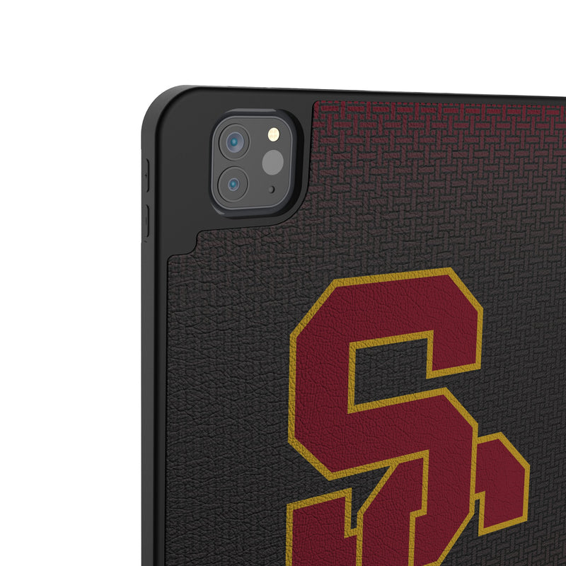 University of Southern California Trojans Personalized Linen iPad Tablet Case for Apple iPad Back.Jpg