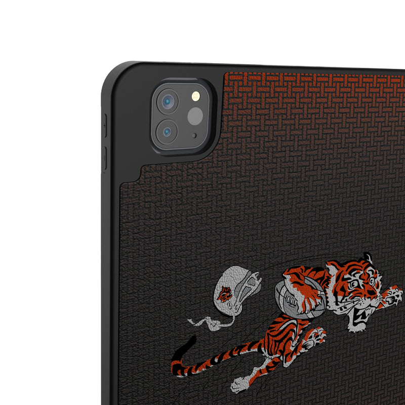 Cincinnati Bengals Historic Collection Linen iPad Tablet Case for Apple iPad Back.Jpg