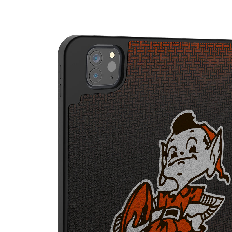 Cleveland Browns Historic Collection Linen iPad Tablet Case for Apple iPad Back.Jpg