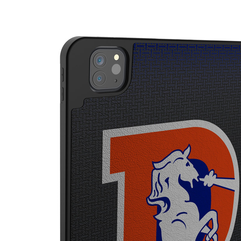 Denver Broncos 1993-1996 Historic Collection Linen iPad Tablet Case for Apple iPad Back.Jpg