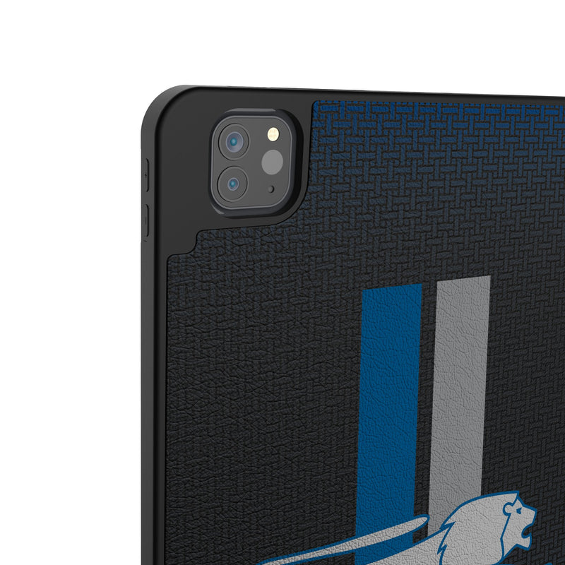 Detroit Lions Retro Linen iPad Tablet Case for Apple iPad Back.Jpg