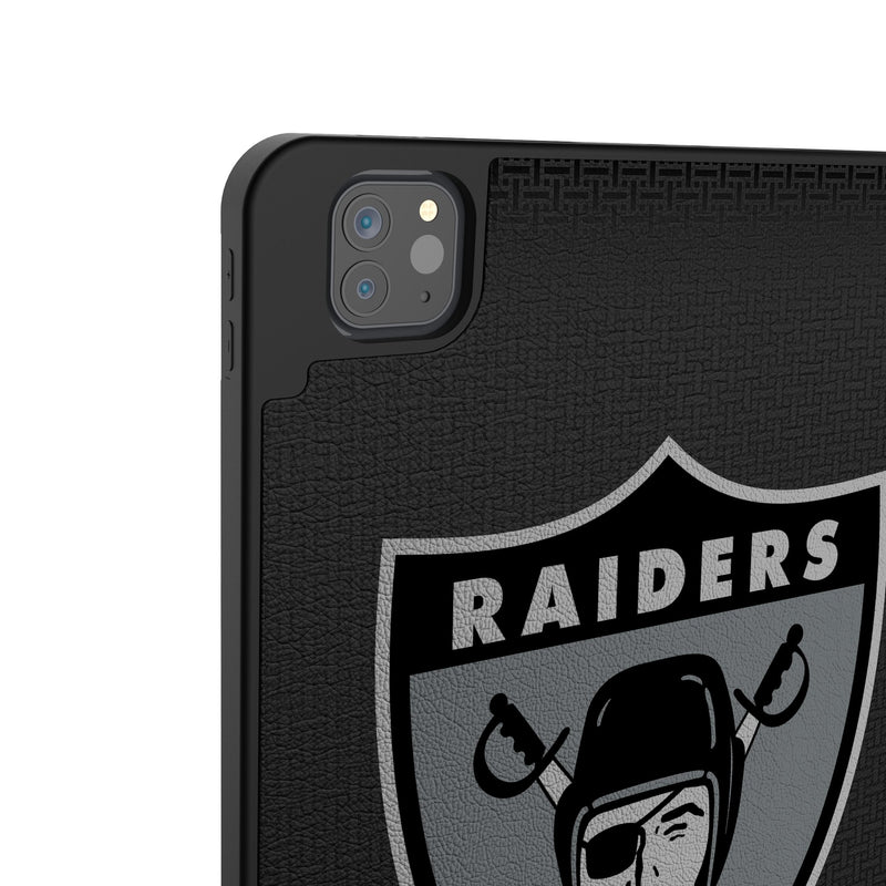 Oakland Raiders 1963 Historic Collection Linen iPad Tablet Case for Apple iPad Back.Jpg