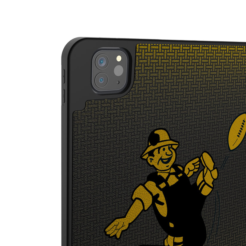 Pittsburgh Steelers 1961 Historic Collection Linen iPad Tablet Case for Apple iPad Back.Jpg