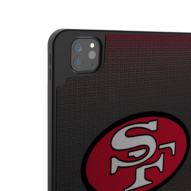 San Francisco 49ers Historic Collection Linen iPad Tablet Case for Apple iPad Back.Jpg