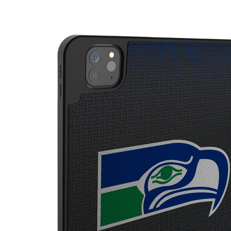 Seattle Seahawks Historic Collection Linen iPad Tablet Case for Apple iPad Back.Jpg