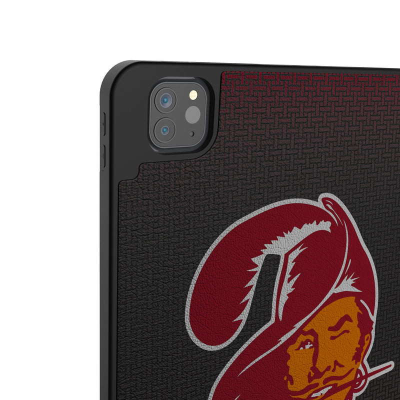 Tampa Bay Buccaneers Historic Collection Linen iPad Tablet Case Back.Jpg