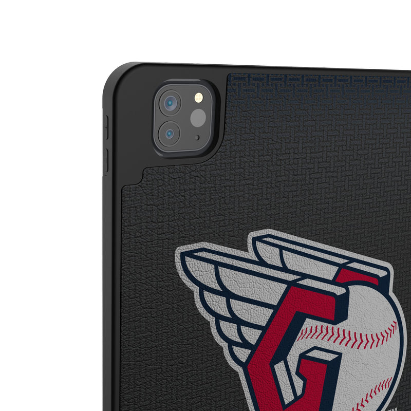 Cleveland Guardians Personalized Linen iPad Tablet Case for Apple iPad Back.Jpg