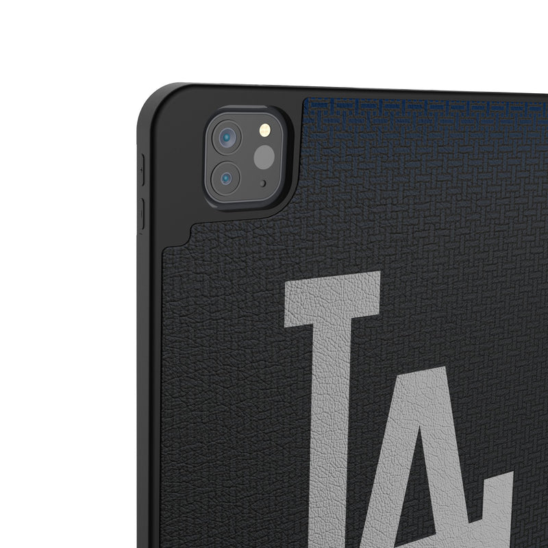 LA Dodgers Personalized Linen iPad Tablet Case for Apple iPad Back.Jpg