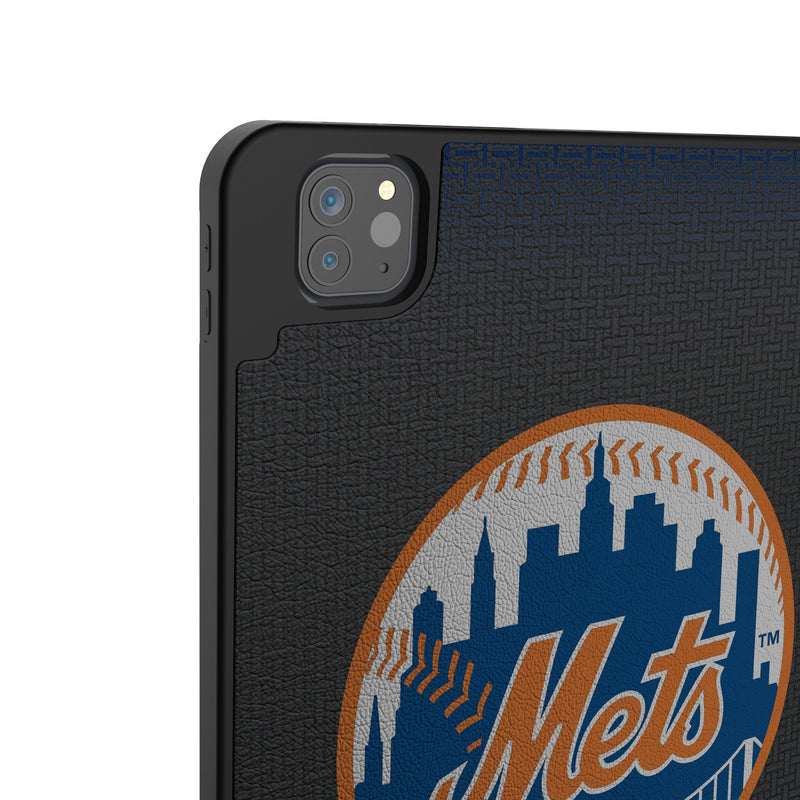 New York Mets Personalized Linen iPad Tablet Case for Apple iPad Back.Jpg