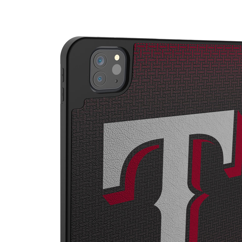 Texas Rangers Personalized Linen iPad Tablet Case for Apple iPad Back.Jpg