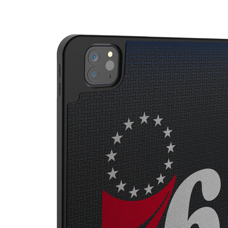 Philadelphia 76ers Linen iPad Tablet Case for Apple iPad Back.Jpg