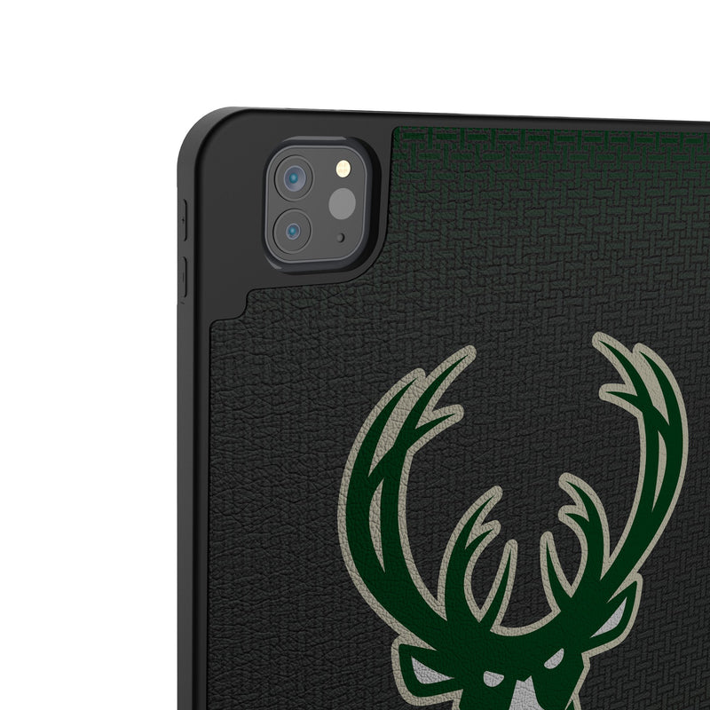 Milwaukee Bucks Linen iPad Tablet Case for Apple iPad Back.Jpg