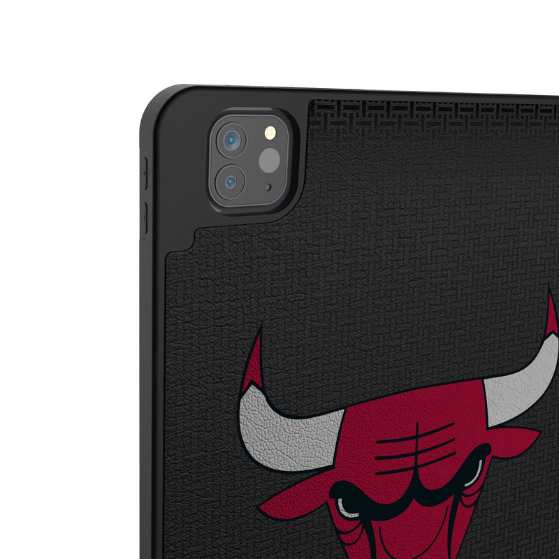 Chicago Bulls Linen iPad Tablet Case Back.Jpg