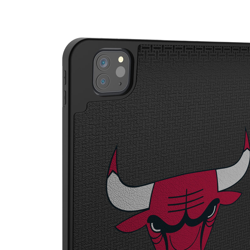 Chicago Bulls Personalized Linen iPad Tablet Case for Apple iPad Back.Jpg