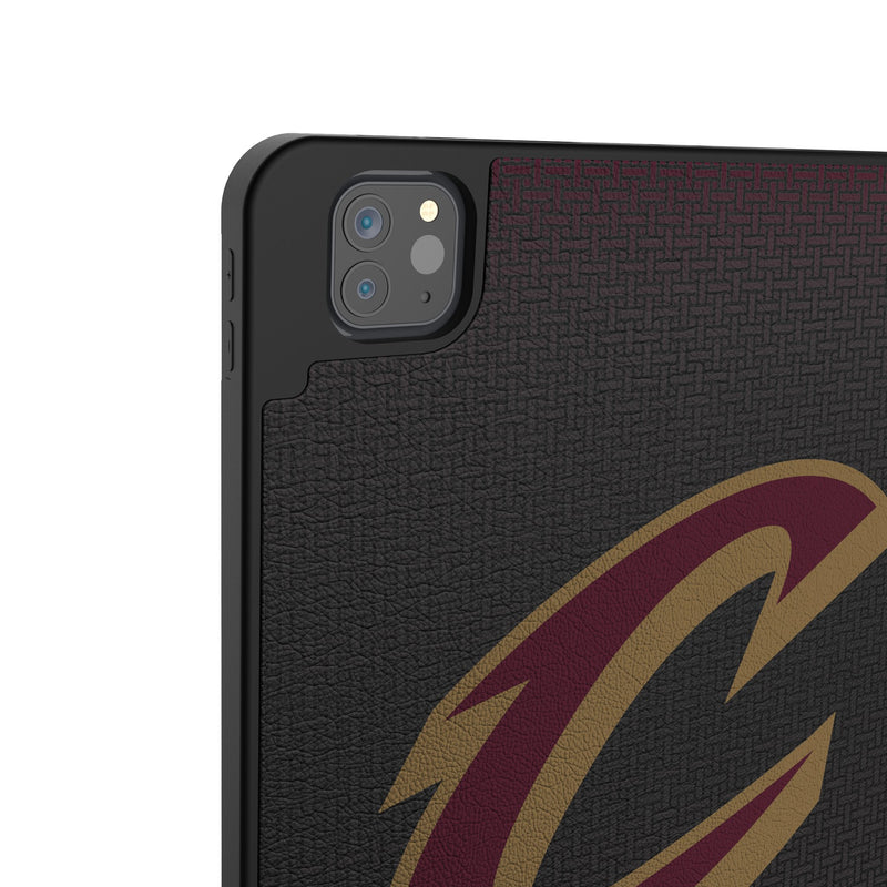Cleveland Cavaliers Personalized Linen iPad Tablet Case for Apple iPad Back.Jpg