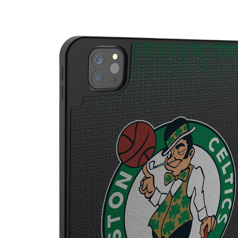 Boston Celtics Personalized Linen iPad Tablet Case for Apple iPad Back.Jpg
