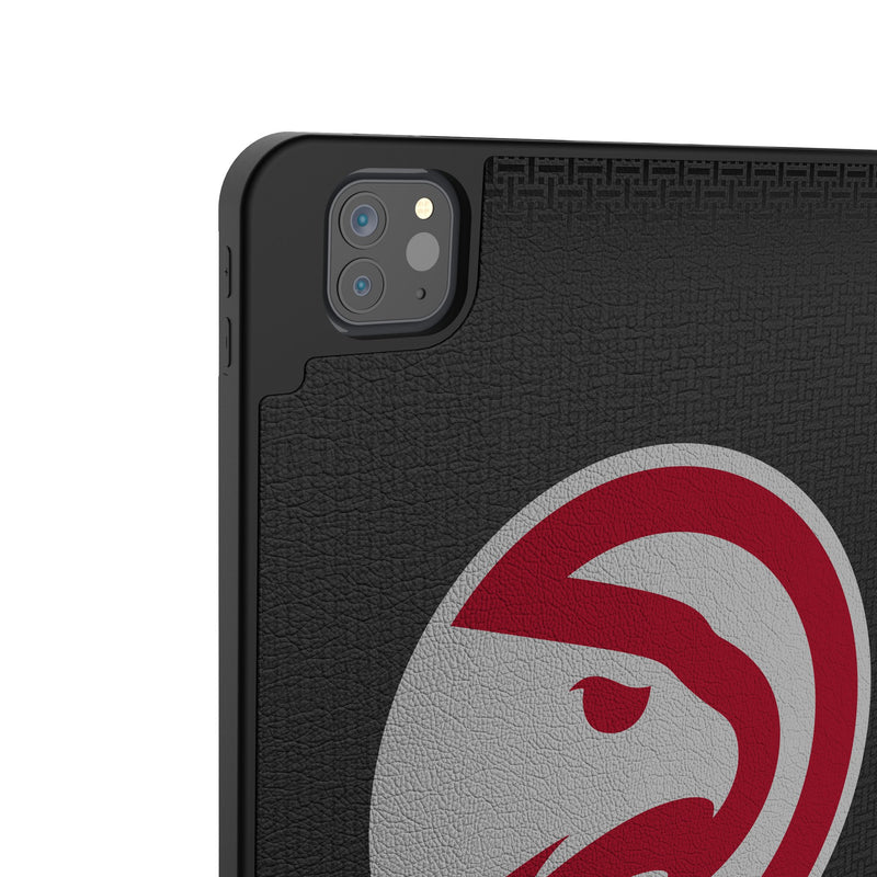 Atlanta Hawks Linen iPad Tablet Case for Apple iPad Back.Jpg