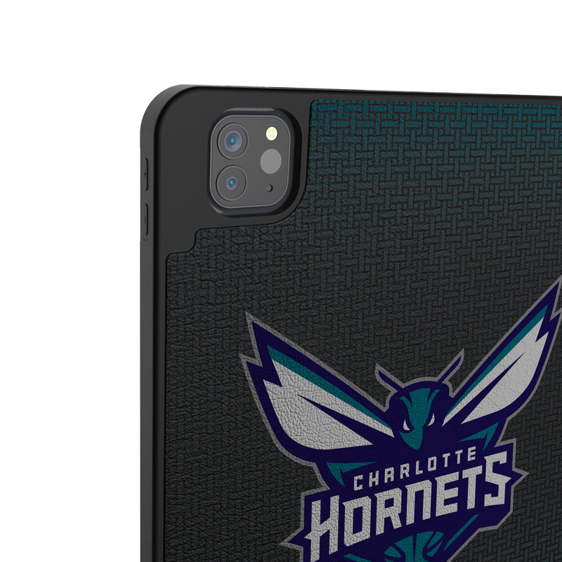 Charlotte Hornets Linen iPad Tablet Case for Apple iPad Back.Jpg