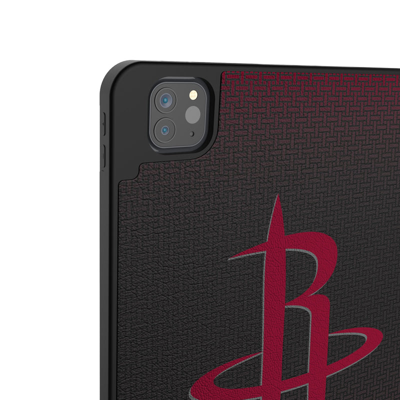 Houston Rockets Personalized Linen iPad Tablet Case for Apple iPad Back.Jpg
