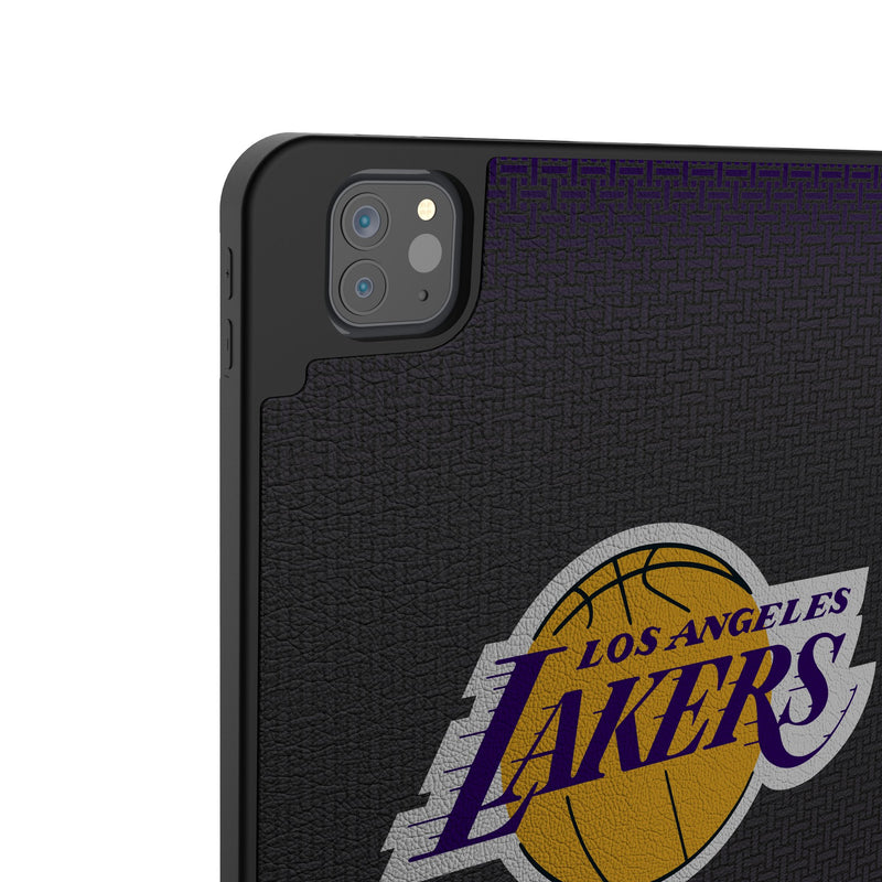Los Angeles Lakers Linen iPad Tablet Case for Apple iPad Back.Jpg