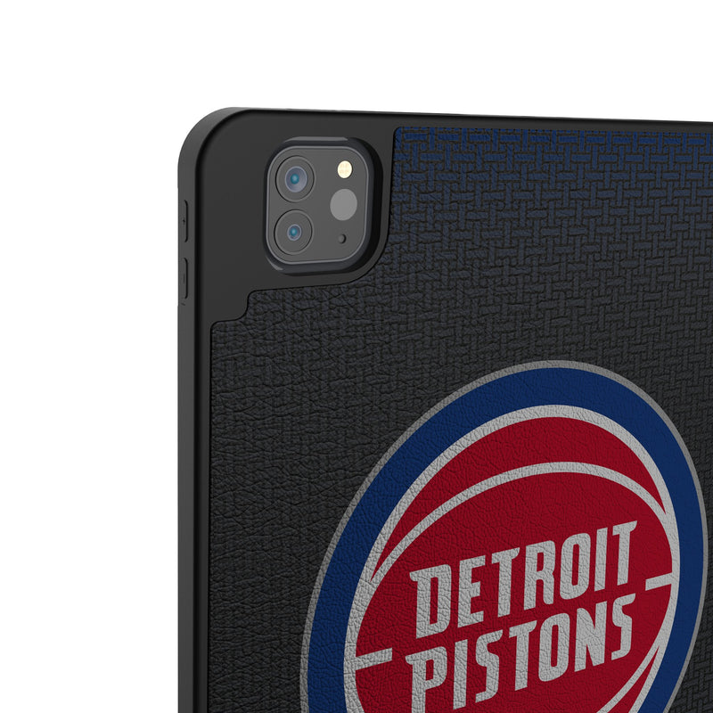 Detroit Pistons Linen iPad Tablet Case for Apple iPad Back.Jpg