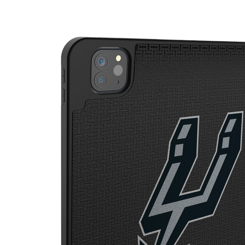 San Antonio Spurs Personalized Linen iPad Tablet Case for Apple iPad Back.Jpg