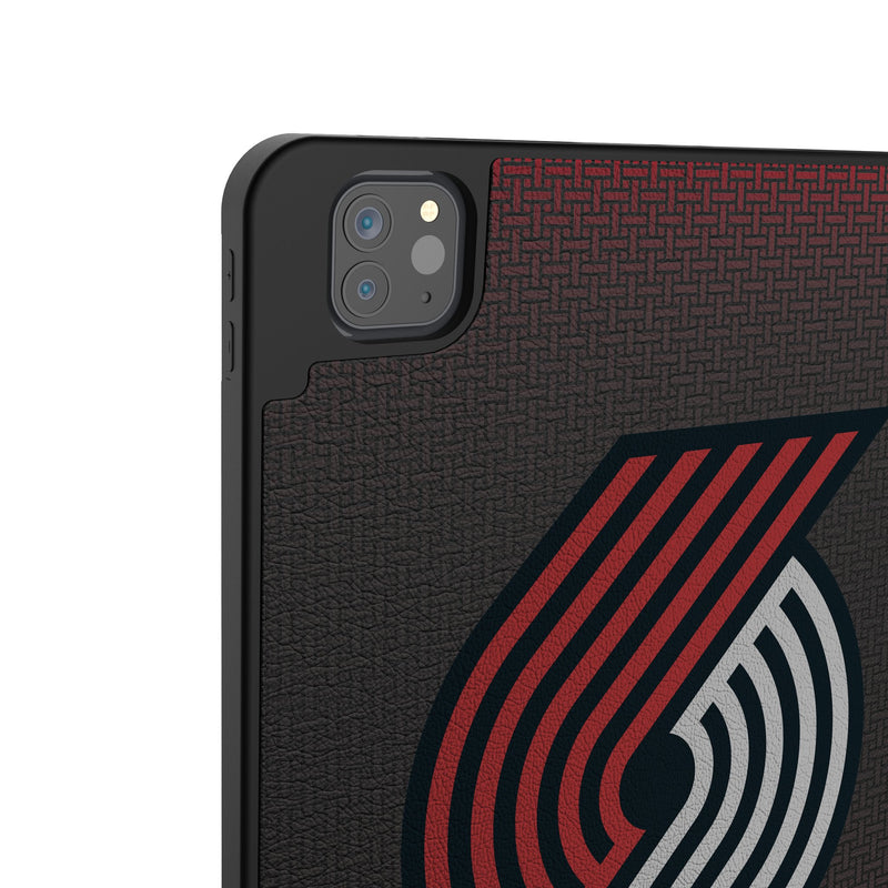 Portland Trail Blazers Personalized Linen iPad Tablet Case for Apple iPad Back.Jpg