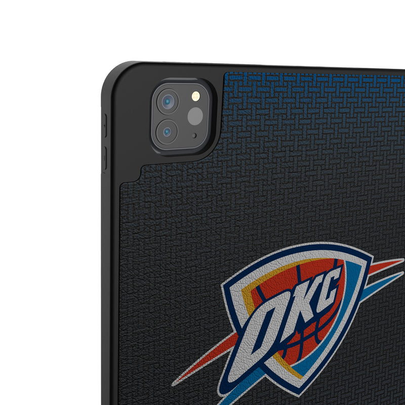 Oklahoma City Thunder Linen iPad Tablet Case for Apple iPad Back.Jpg