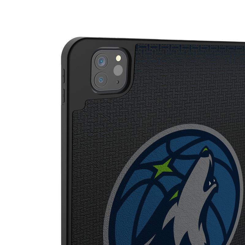 Minnesota Timberwolves Linen iPad Tablet Case for Apple iPad Back.Jpg