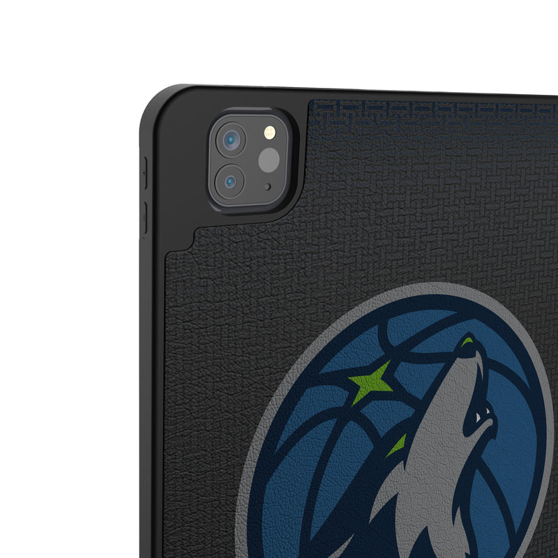 Minnesota Timberwolves Personalized Linen iPad Tablet Case for Apple iPad Back.Jpg