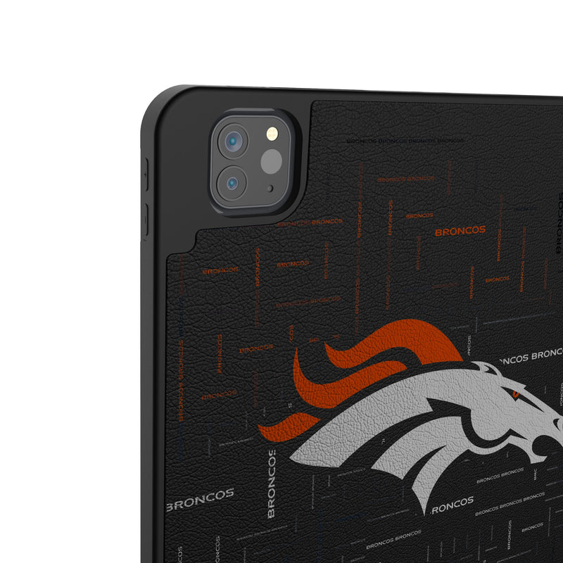 Denver Broncos Quadtile iPad Tablet Case for Apple iPad Back.Jpg