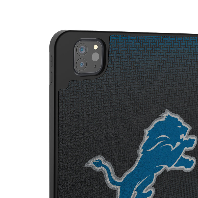 Detroit Lions Personalized Linen iPad Tablet Case for Apple iPad Back.Jpg