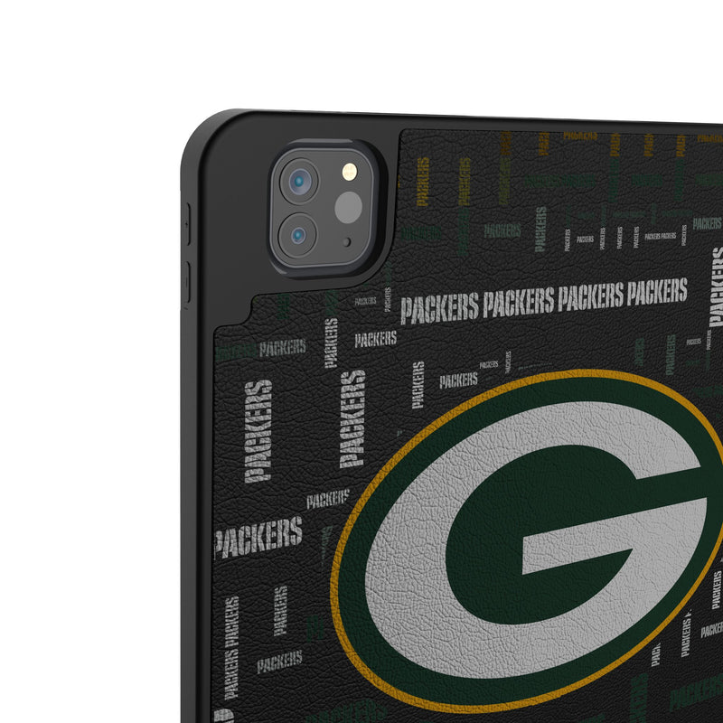 Green Bay Packers Quadtile iPad Tablet Case Back.Jpg