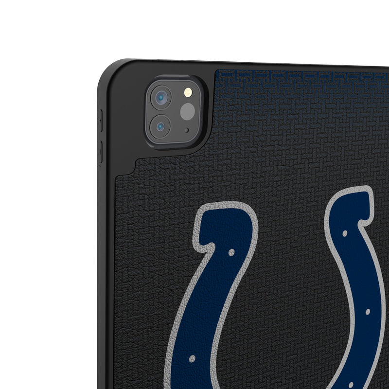 Indianapolis Colts Linen iPad Tablet Case for Apple iPad Back.Jpg